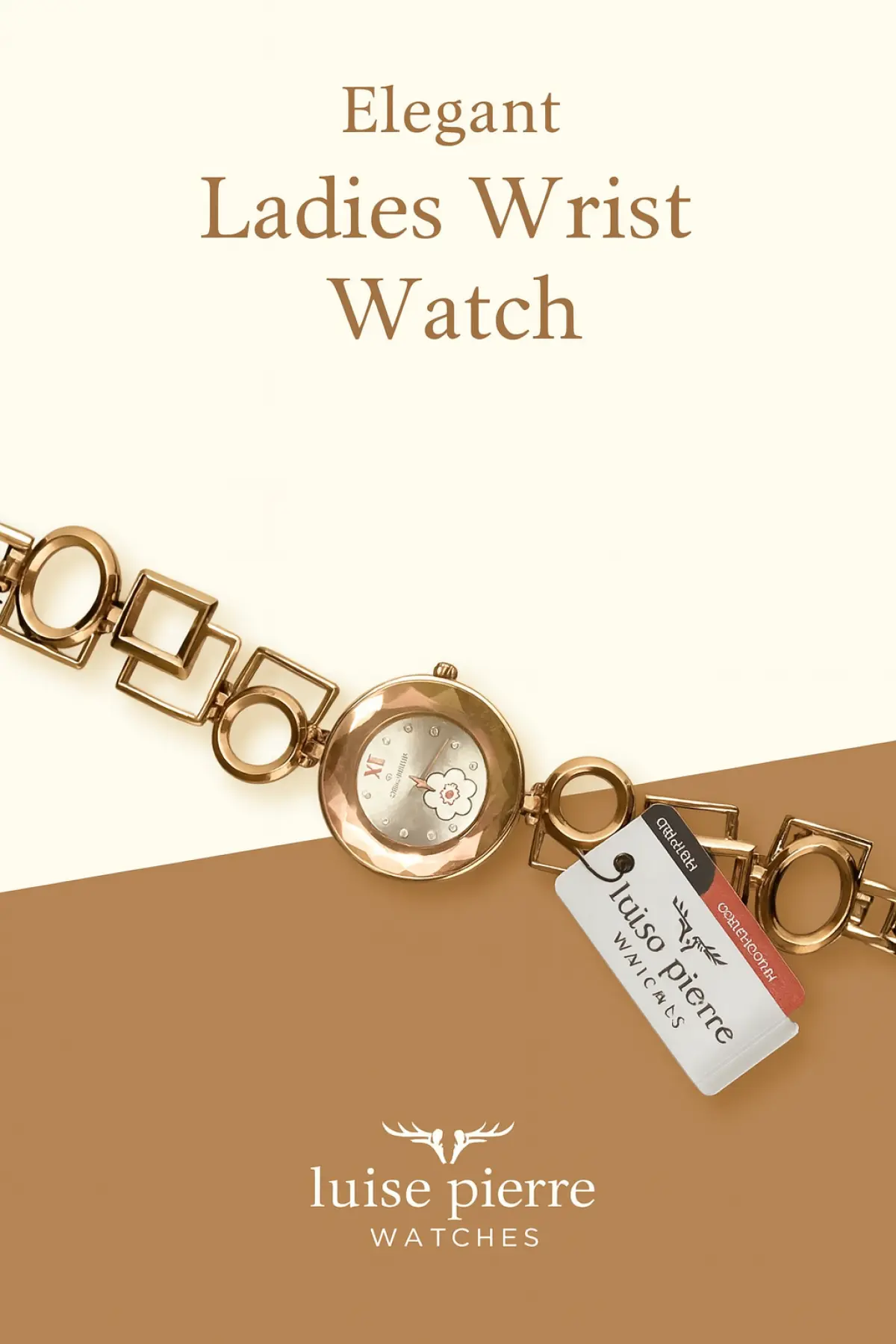 Premium Women’s Watch with Matching Bracelet"