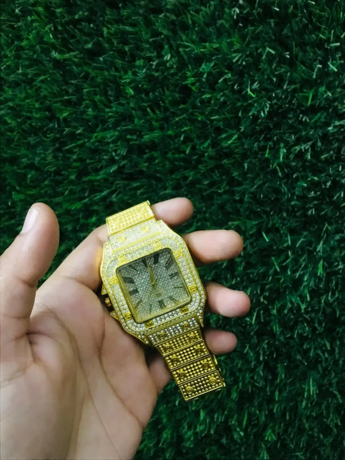 Diamond wrist watch Image